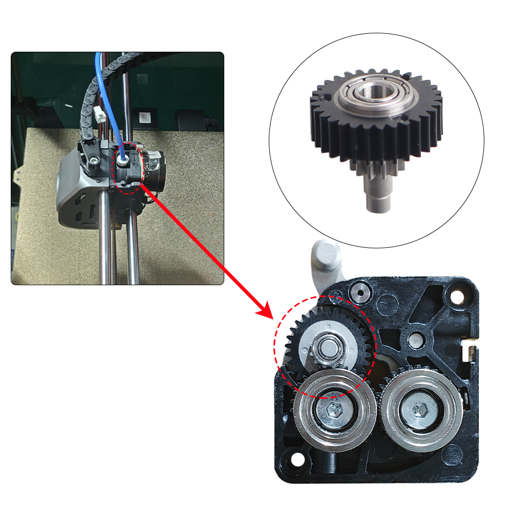 For Creality K1 K1C K1Max Extr - 3D Printing Pdf 评论和价格