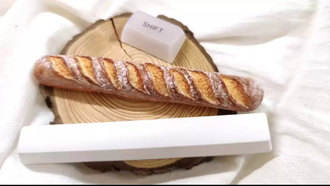 Baguette Food Artisan Spacebar - 3D Printing Keyboard Keys 评论和价格