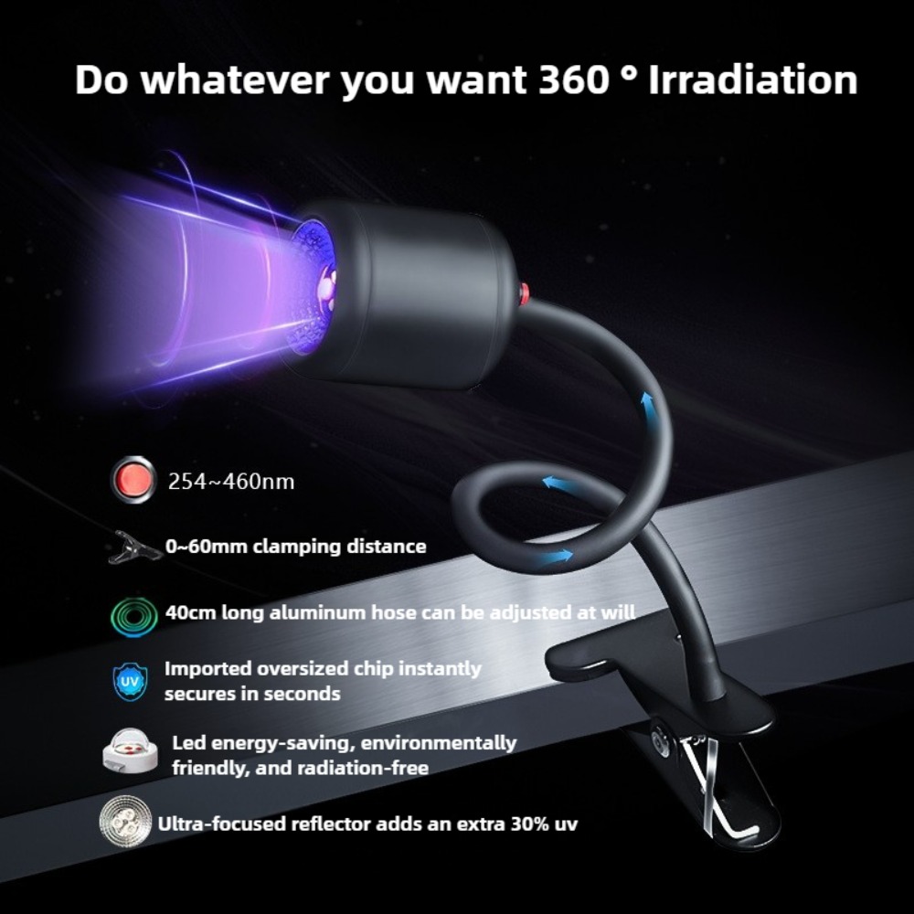 Handheld Clamp UV Curing Lamp  - 3D Printing Uv Resin 评论和价格