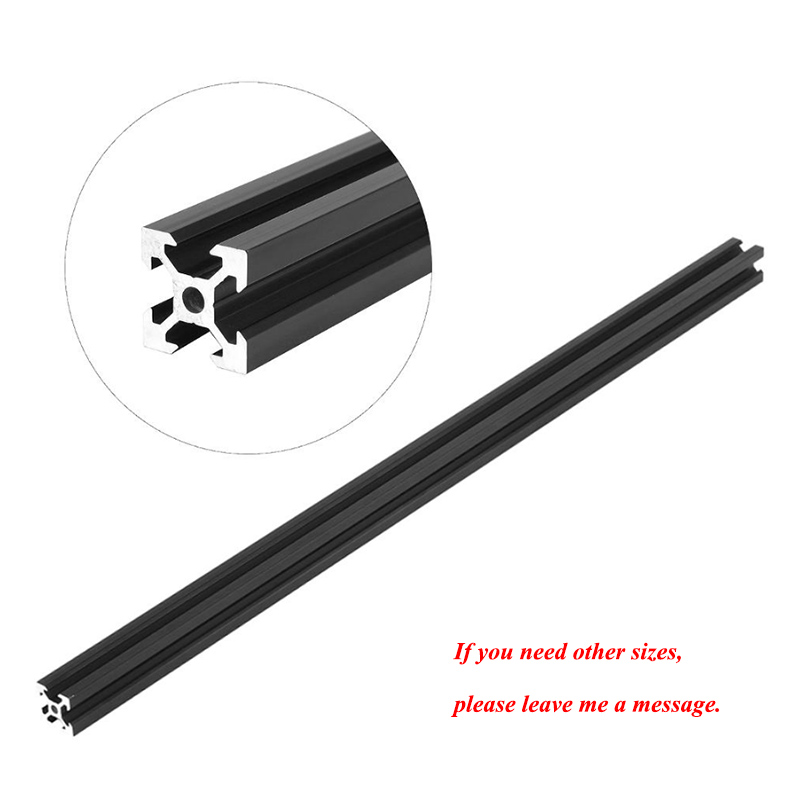 1PCS BLACK 2020 V-Slot Europea - V Slot Aluminum Extrusion 评论和价格