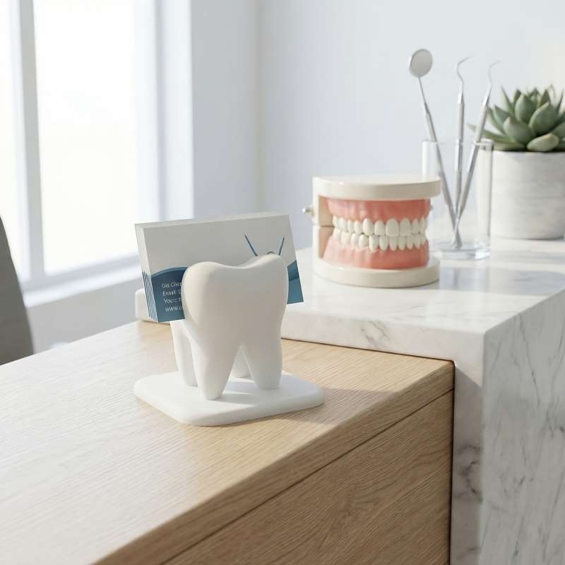 3D Printed Tooth Shaped Busine - 3D Printing Card 评论和价格