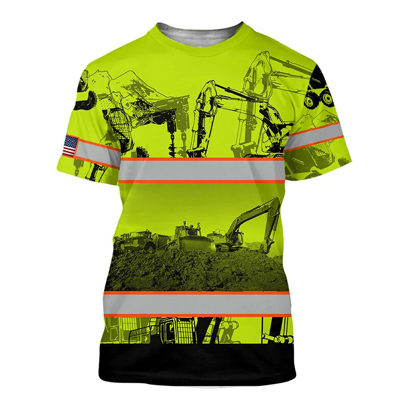Excavator 3D Print T-shirt For - 3D Printing Nerd 评论和价格
