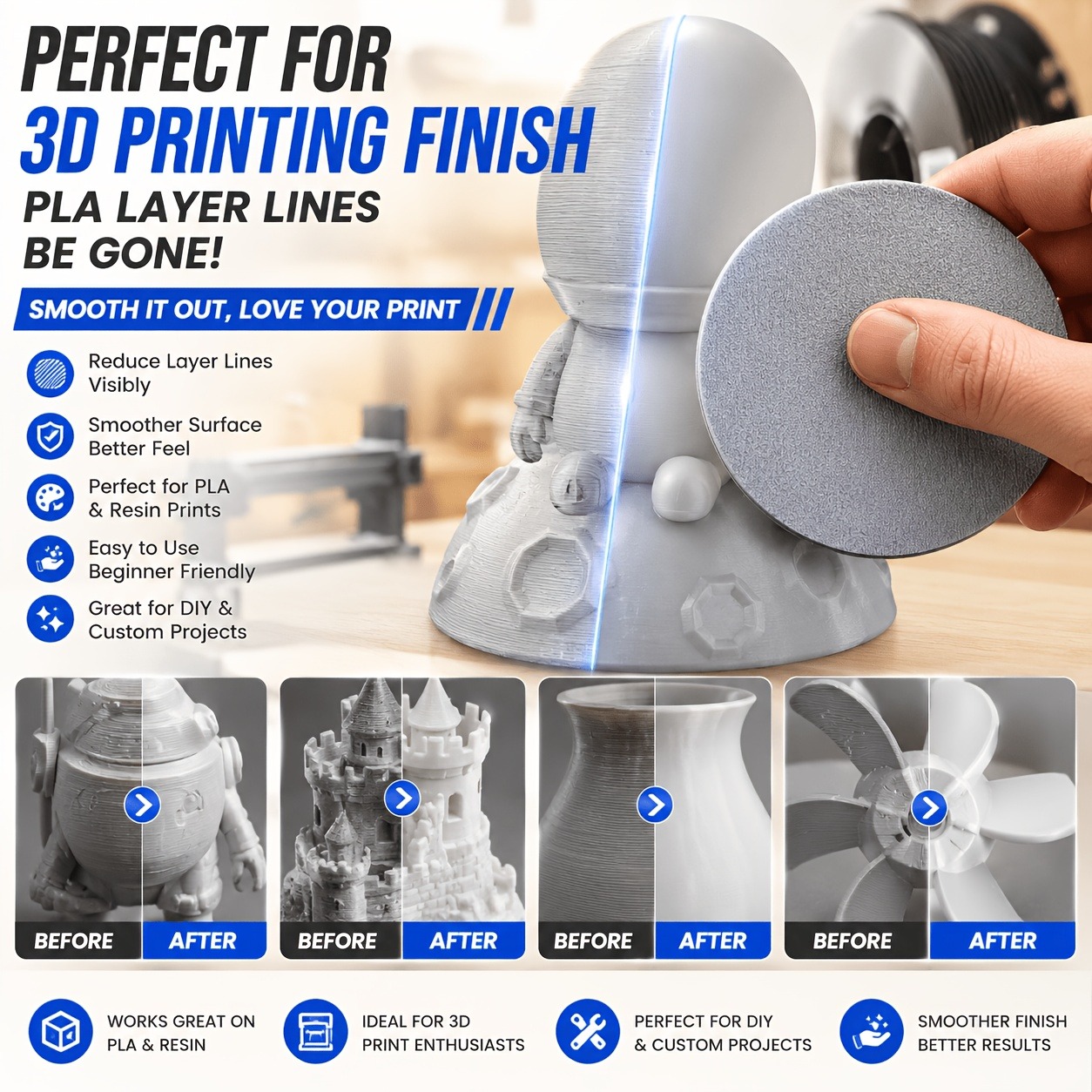 3D Printing Resin Polishing Pa - 3D Printing Nerd 评论和价格